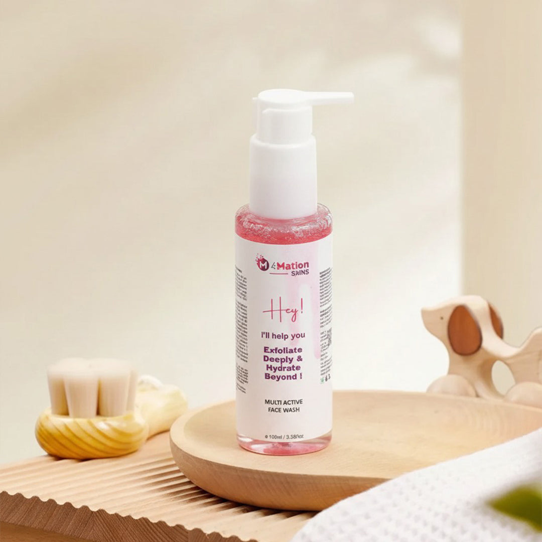 Gentle Face Wash for Sensitive Skin | Rose Multi-Active Cleanser