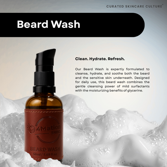 Beard Wash (50 ml) | Fenugreek Oil ,Tea Tree Oil , Menthol