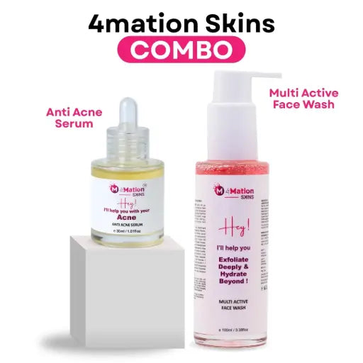 Anti Acne Serum & Multi Active Facewash | Combo