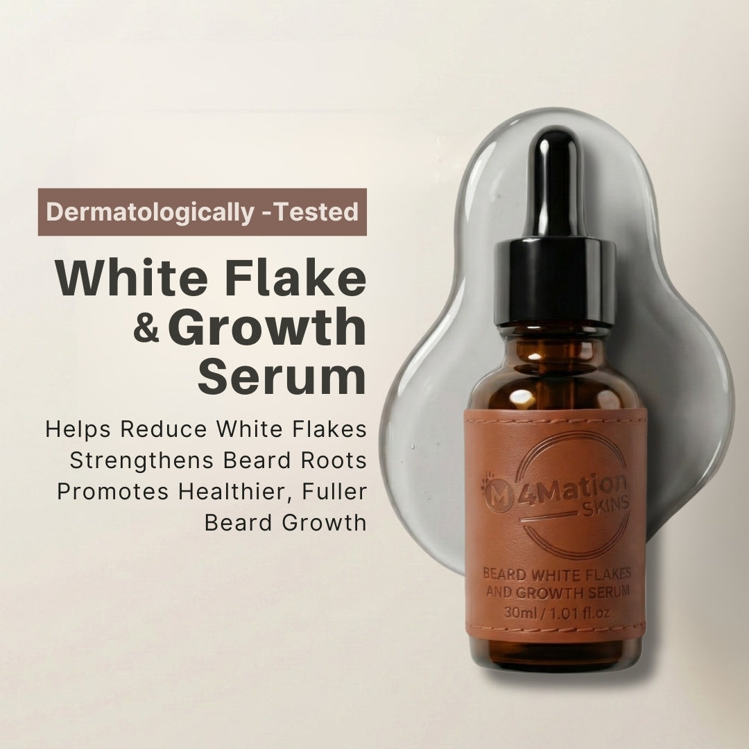 Beard Growth Serum for Men | White Flakes & Patchy Beard Support