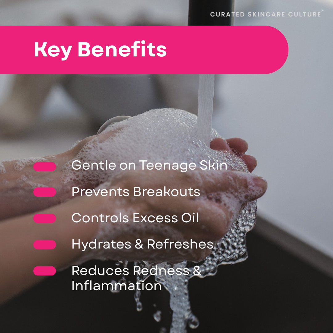 Teen Face Wash for Pimples & Oily Skin | Neem Acne Cleanser