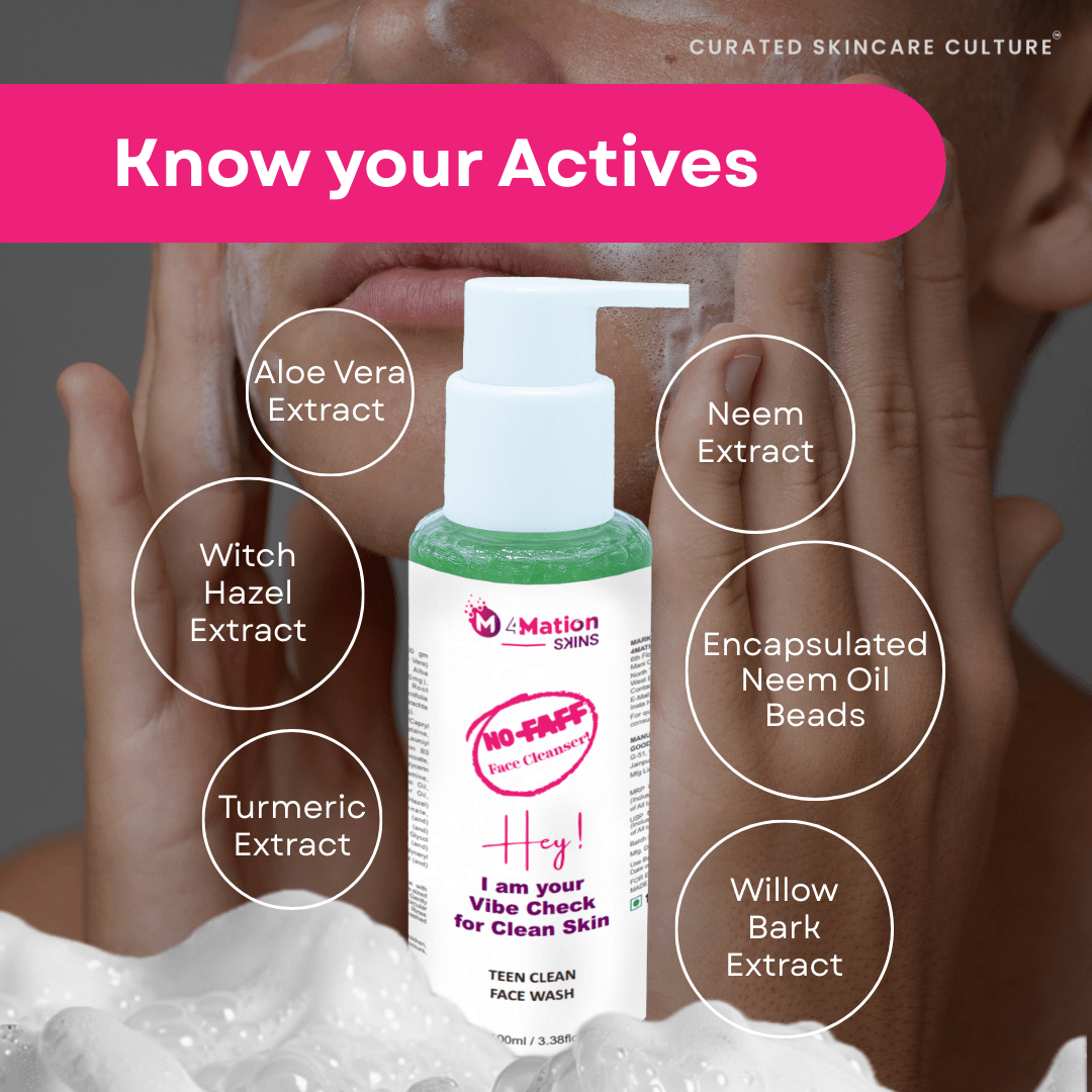 Teen Face Wash for Pimples & Oily Skin | Neem Acne Cleanser