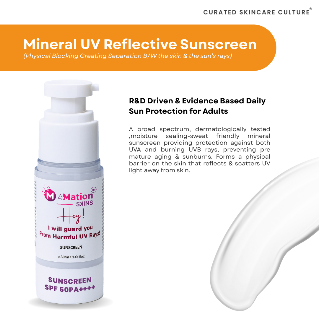 Mineral Sunscreen for Sensitive, Oily & Combination Skin | SPF 50 PA++++