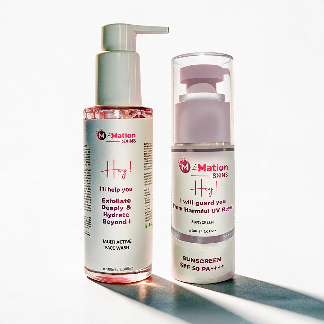 Multi-Active Facewash & De Tan Mineral Sunscreen Combo Kit