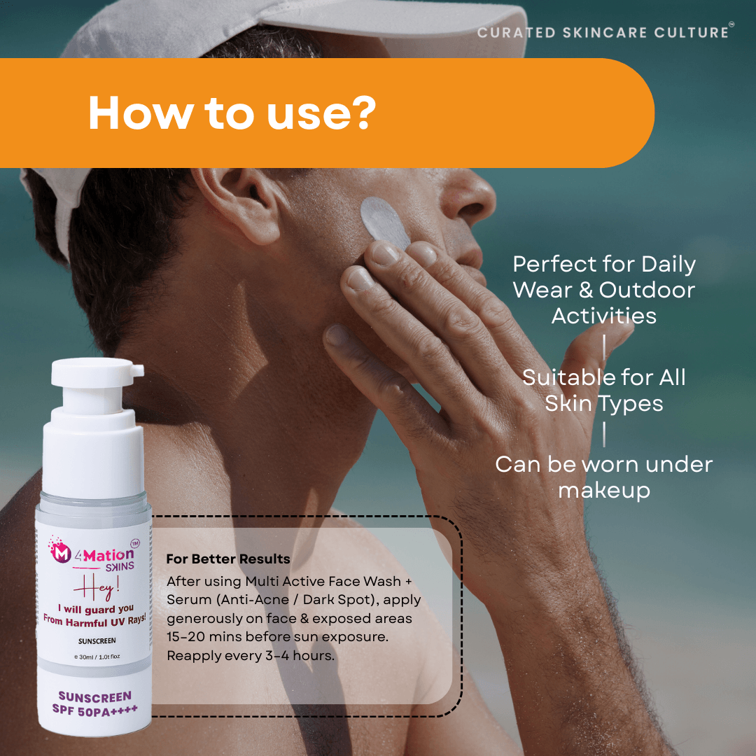 Mineral Sunscreen for Sensitive, Oily & Combination Skin | SPF 50 PA++++