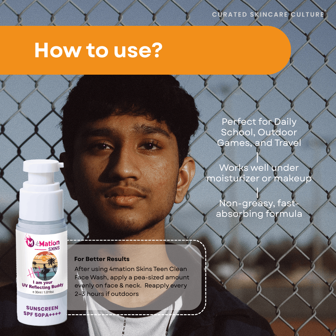 Teen Sunscreen for Oily Skin | SPF 50 PA++++