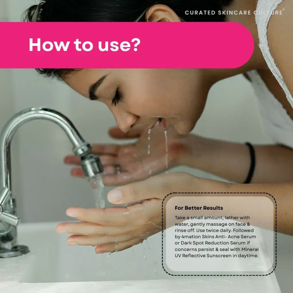 Powder Face Wash for Sensitive Skin | Gentle Daily Cleansing