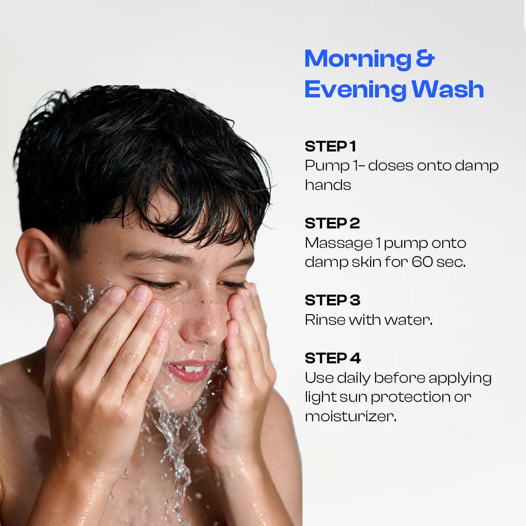 Teen Face Wash for Pimples & Oily Skin | Neem Acne Cleanser