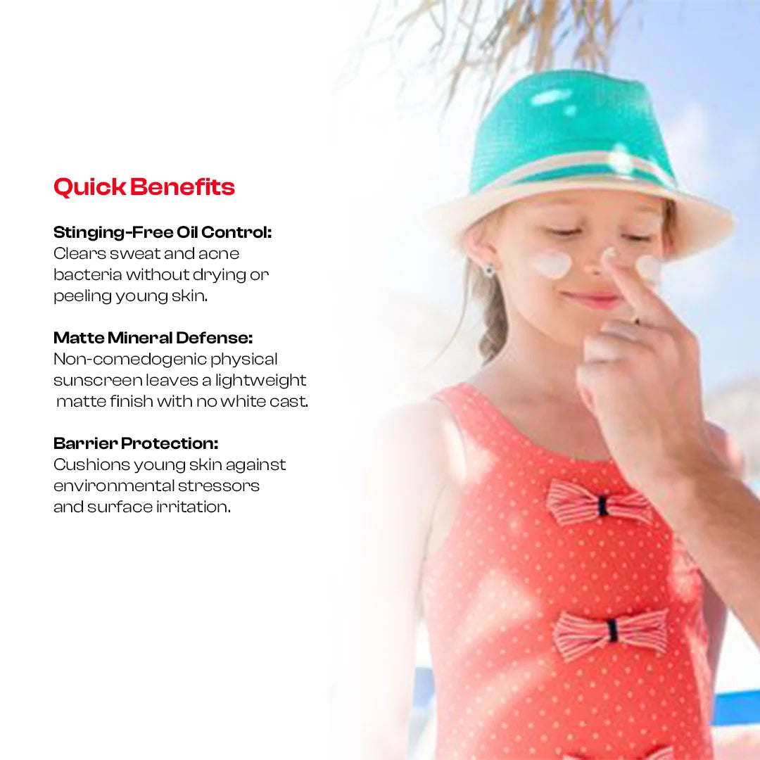 Teen Care Combo | Facewash & Sunscreen SPF 50 PA++++