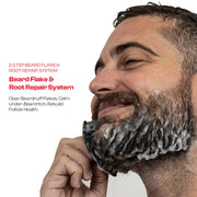 Beard Flake & Growth  Duo | Beard Wash + Flake Control Serum | Men's Gift Set