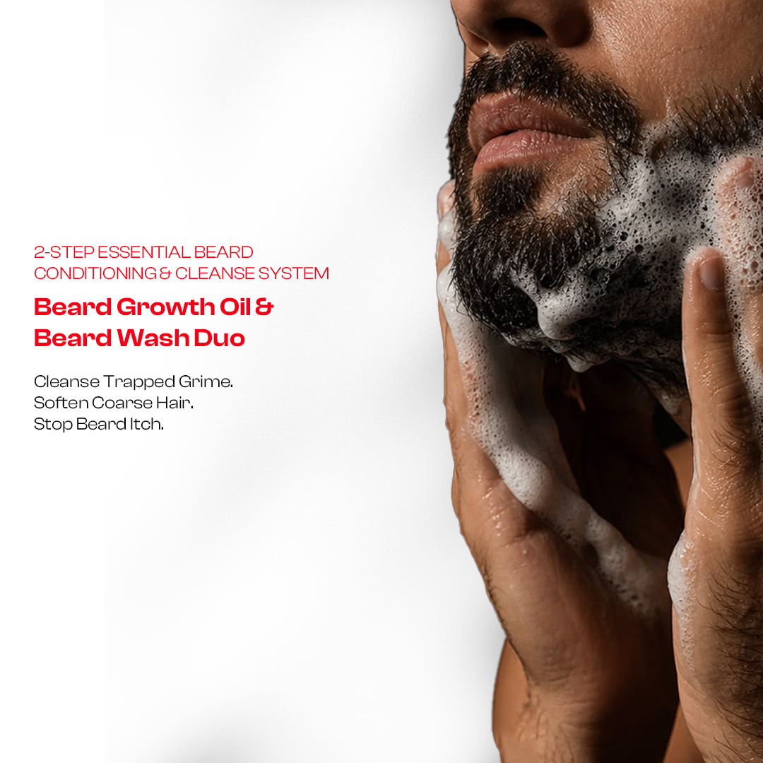 Beard Oil & Beard Wash Grooming Kit | Men's Gift Set