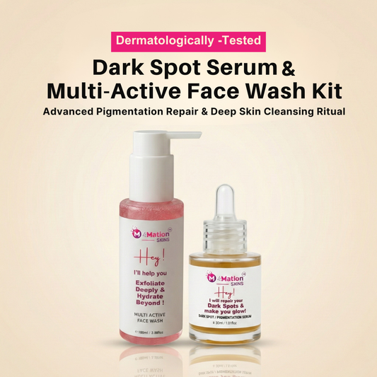 Dark Spot Serum & Multi Active Facewash | Combo