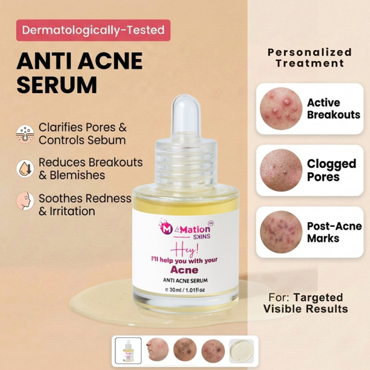 Anti Acne Serum (30 ml) | Willow Bark, Magnolia Bark, Succinic Acid
