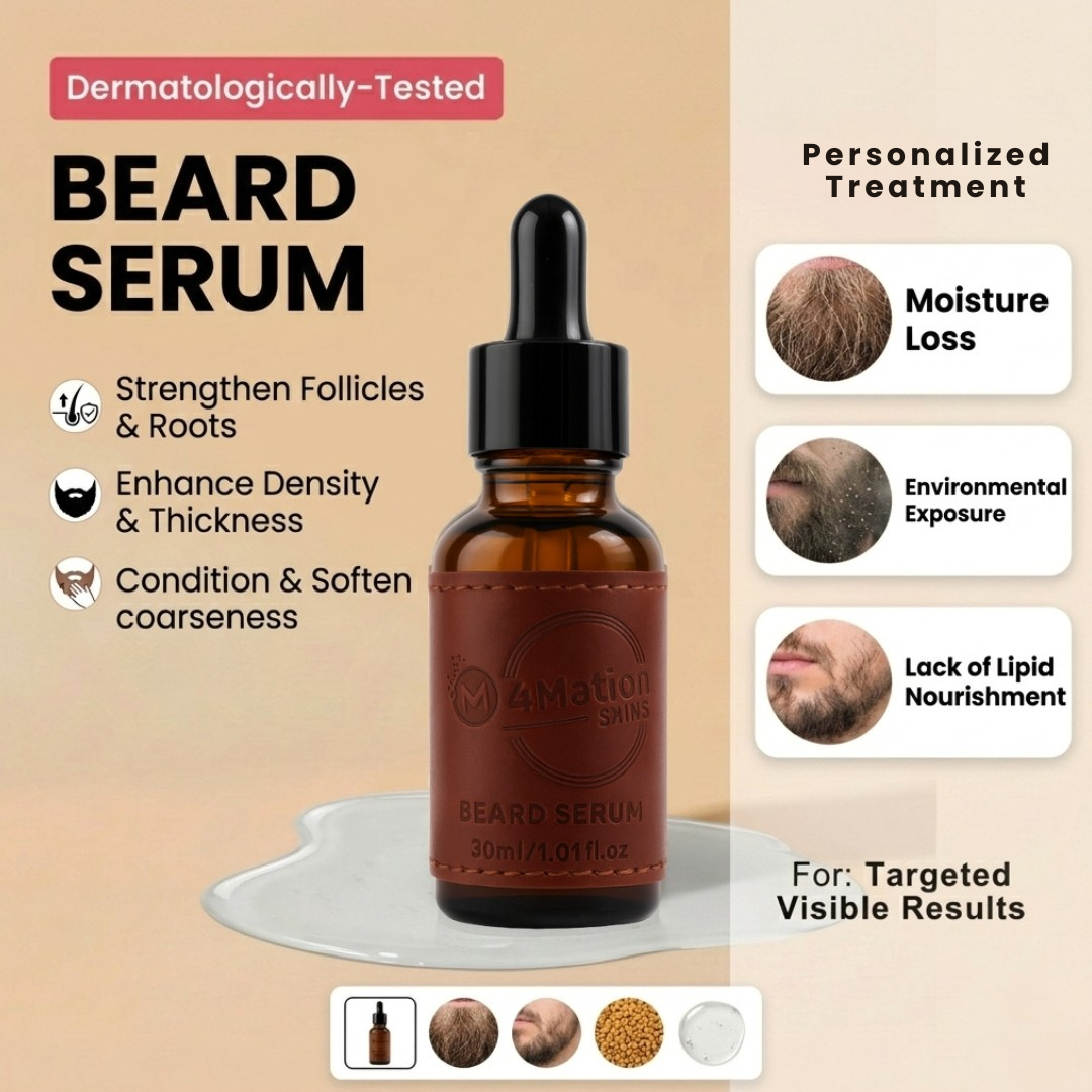 Beard Serum (30 ml) | Isopropyl Myristate , Fenugreek Oil & Mediterranean Olive Oil
