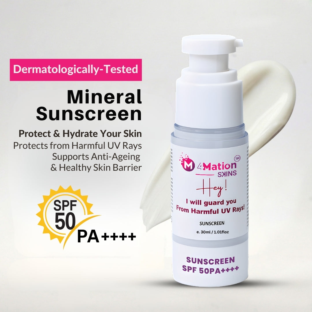 Mineral Sunscreen for Sensitive, Oily & Combination Skin | SPF 50 PA++++