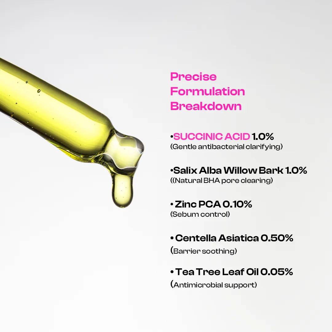 Anti Acne  Serum | Succinic Acid Acne Clarifying Serum