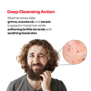Hydrating Beard Cleanser for Men with Tea Tree Extracts