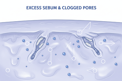 Excess Oil & Clogged Pores