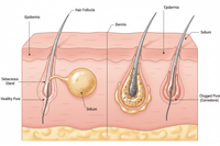 Excess Sebum Production & Pore Clogging