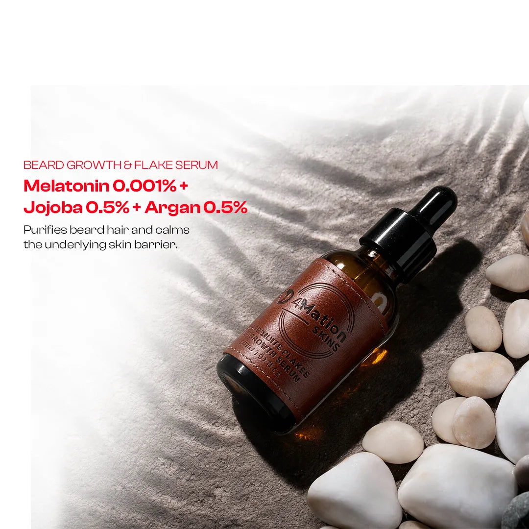 Beard Flake & Follicle Growth Serum for Men