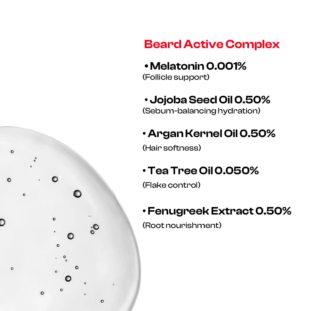 Beard Flake & Follicle Growth Serum for Men