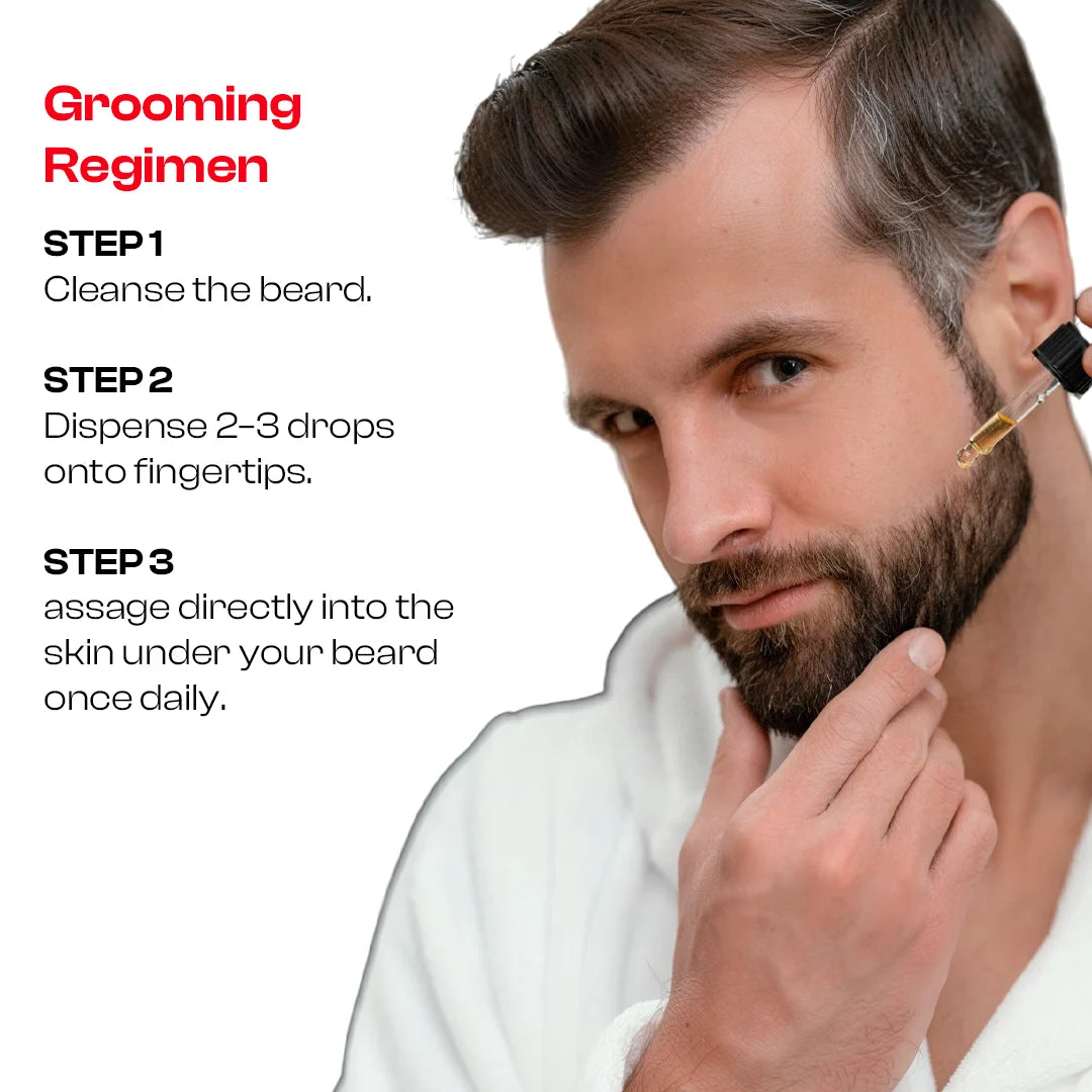 Beard Flake & Follicle Growth Serum for Men