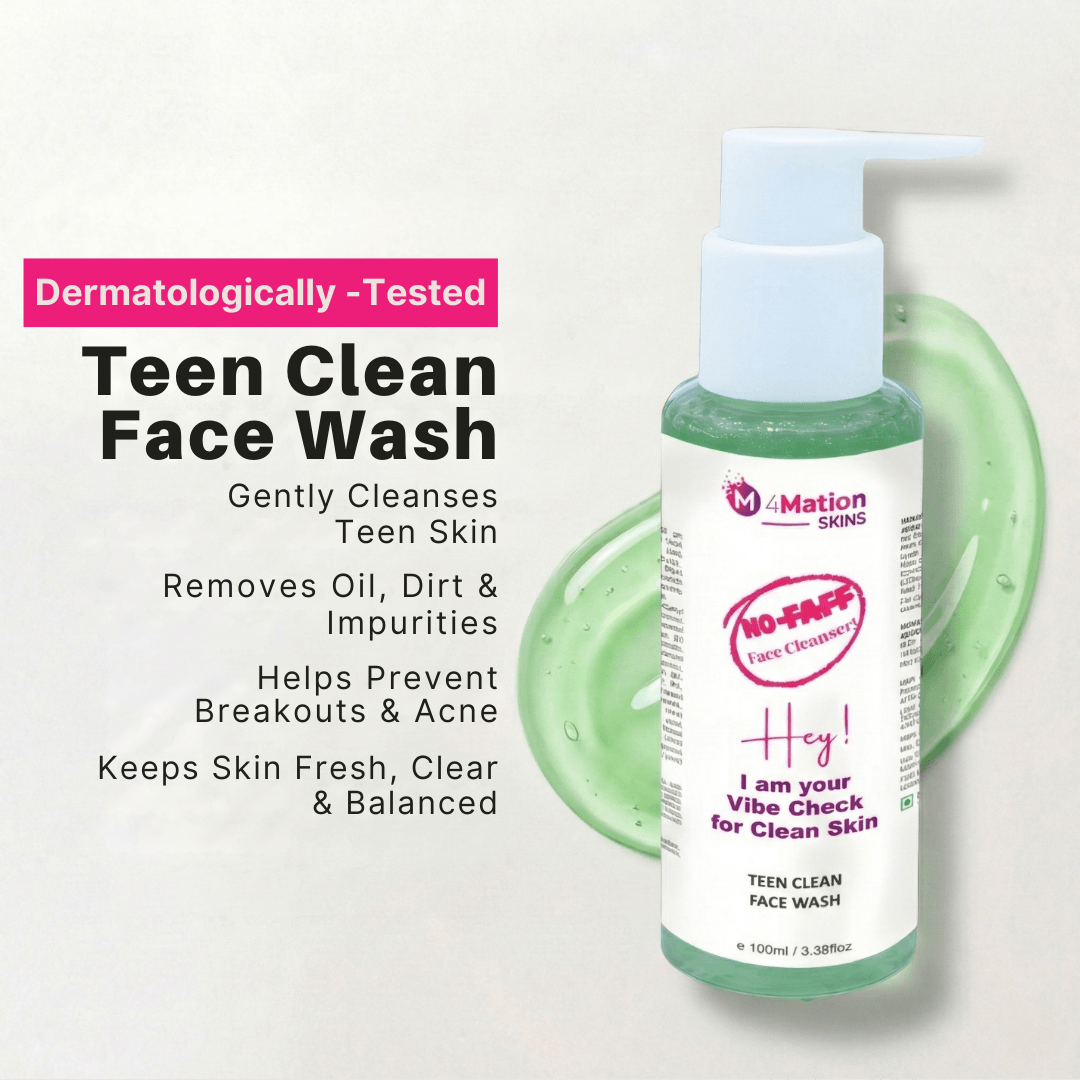 Teen Face Wash for Pimples & Oily Skin | Neem Acne Cleanser
